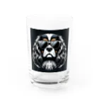 animalmahiaのイカつめなキャバリア・キング・チャールズ・スパニエル Water Glass :front