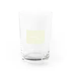 rilybiiのnemutai *plaster cream *milky green yellow Water Glass :front