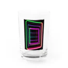 Association Against Mirroring SelfiesのAbstract_Neonsign Water Glass :front