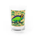 MICK_Aのカメレオンカメレオン Water Glass :front