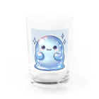 スライムショップのブルースライム Water Glass :front