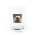 にんにんにんじゃの熊海賊 Water Glass :front