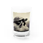 hinn-ketuの３、風に立つカメ Water Glass :front