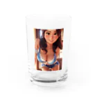 shiba9のビキニガール Water Glass :front