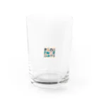 tocha2024@allのゆるきゃらPOWER Water Glass :front