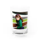 競馬大好きTBTショップ！の「競馬大好き！可愛い女の子が熱狂中！」 Water Glass :front