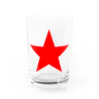 ファンシーTシャツ屋の赤星 Water Glass :front