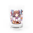 ironanoの【#いろなの】見習いパティシエ Water Glass :front