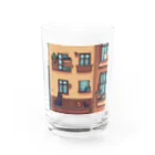 Fufufufuのベランダの猫 Water Glass :front