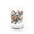 shopの花柄 Water Glass :front