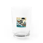 inu_mo_kuwanaiの会社を飛べ！ Water Glass :front