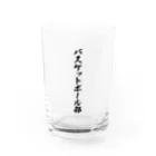 着る文字屋のバスケットボール部 Water Glass :front