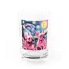 フレブル好きなんですのゴッホなブヒ Water Glass :front