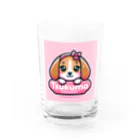 TUKUMOのビーグル犬　つくも Water Glass :front