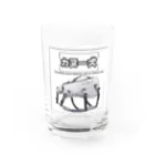 rokkakukikakuのカヌー犬　ライフジャケット Water Glass :front