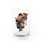 PALA's SHOP　cool、シュール、古風、和風、の源 為朝　(みなもと の ためとも) Water Glass :front