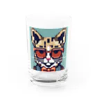 Walnut WhisperのSharp Cat Water Glass :front