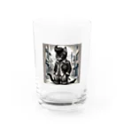 cc-akの男らしいねこ Water Glass :front