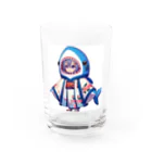 WING_0101の和風サメちゃんグッズ Water Glass :front