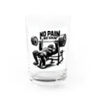 BlueOcean987のNO PAIN NO GAIN ゴリラベンチプレス Water Glass :front