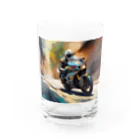 kazuman55の風を切るライダー Water Glass :front