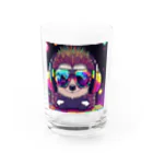 yu-tata-yuのアゲ上げ！DJハリネズミくん Water Glass :front