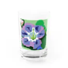 noaru633のドット絵のヒルガオ Water Glass :front