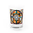 curry&shymeのステンド結晶 Water Glass :front