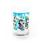 Bumps Design Collectionのぺんくん～トライアスロン Water Glass :front