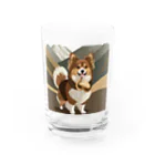 moyo3150のモカちゃん Water Glass :front