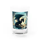 comati12の静かなる黒龍 Water Glass :front