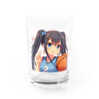 Iyashi_Nowのバスケットガール② Water Glass :front