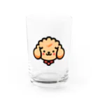 わんこグッズしょっぷcooのはにかみプードル Water Glass :front