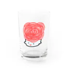 トリノウタイテのバラ子ちゃん Water Glass :front