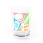 津軽三味線などの民謡三昧 Water Glass :front