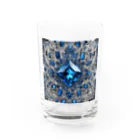 G-EICHISの宝石の様に輝くブルークリスタル Water Glass :front
