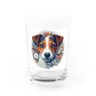 dogfulのクールなジャックラッセルテリア Water Glass :front