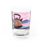 SORATOBI_YAKANの車窓とヤカン Water Glass :front