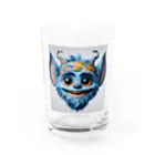 くっにーちゃんのBlue Monster Water Glass :front