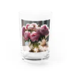 紅茶のピオニー柄 Water Glass :front