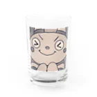 暗黒美ショップ（ブラックビショップ）のぶりっ子ツノ生え虫 Water Glass :front