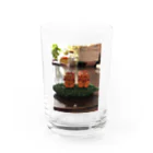 toyoda_hatti0608のゴーヤに乗ったシーサー Water Glass :front