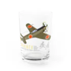 NYAO_AVIATIONの中島 四式戦 疾風 Ki-84 HAYATE 飛行第73戦隊機 グッズ Water Glass :front