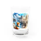 えほんのふんわりぺーじのフクの時間旅行 Water Glass :front