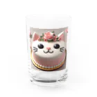 neko_shopのねこケーキ４ Water Glass :front