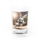 namie0920の癒しうさぎ Water Glass :front