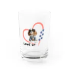 IMALOCOUDEMのI LOVE キャバリア♥ Water Glass :front