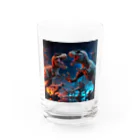 morao777の恐竜バトル Water Glass :front