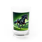 0415heartscryの漆黒の競走馬 Water Glass :front