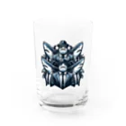 パンダマンのサメギャング Water Glass :front